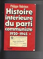 Histoire intérieure du Parti communiste (Histoire Contemporaine) 2213009341 Book Cover