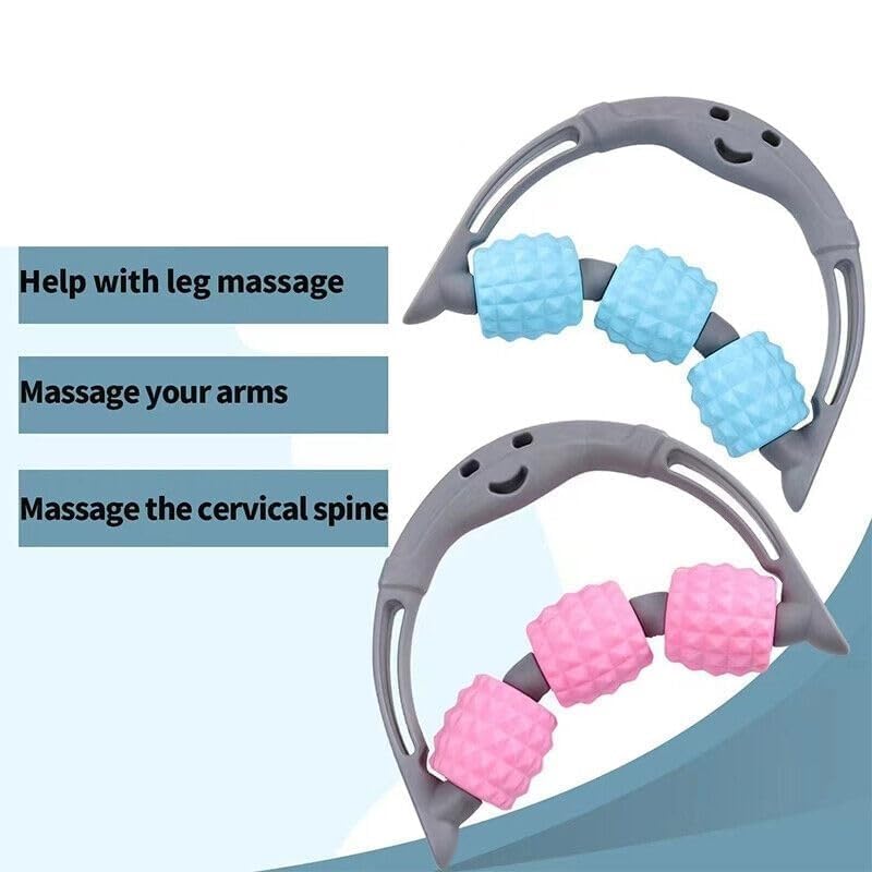 Niralasa Handheld Massager | Ball Roller | Manual Body Massager Roller | Massage Tool For Neck/Head/Foot/Hand/Leg | Wheel Massage Roller For Travel (Pack of 1,Multicolor) Niralasa Handheld Massager | Ball Roller | Manual Body Massager Roller | Massage Tool For Neck/Head/Foot/Hand/Leg | Wheel Massage Roller For Travel (Pack of 1,Multicolor)
