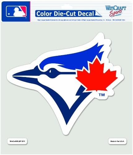 MLB Toronto Blue Jays 8-by-8 Inch Diecut Colored Decal image 2