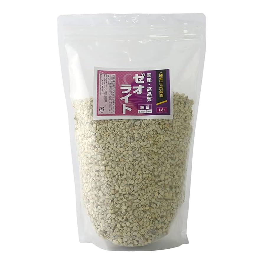 Amazon.co.jp: 国産 天然 ゼオライト 細目 約 3mm-5mm 1.8L 水槽