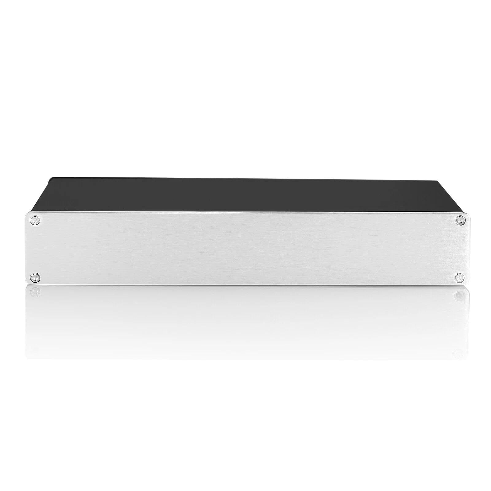 Alloggiamento in alluminio per amplificatore fai da te DAC Home Amplifier Chassis Box, controller scatola in alluminio, alloggiamento elettronico per progetto PCB, tipo diviso, alloggiamento fai da te