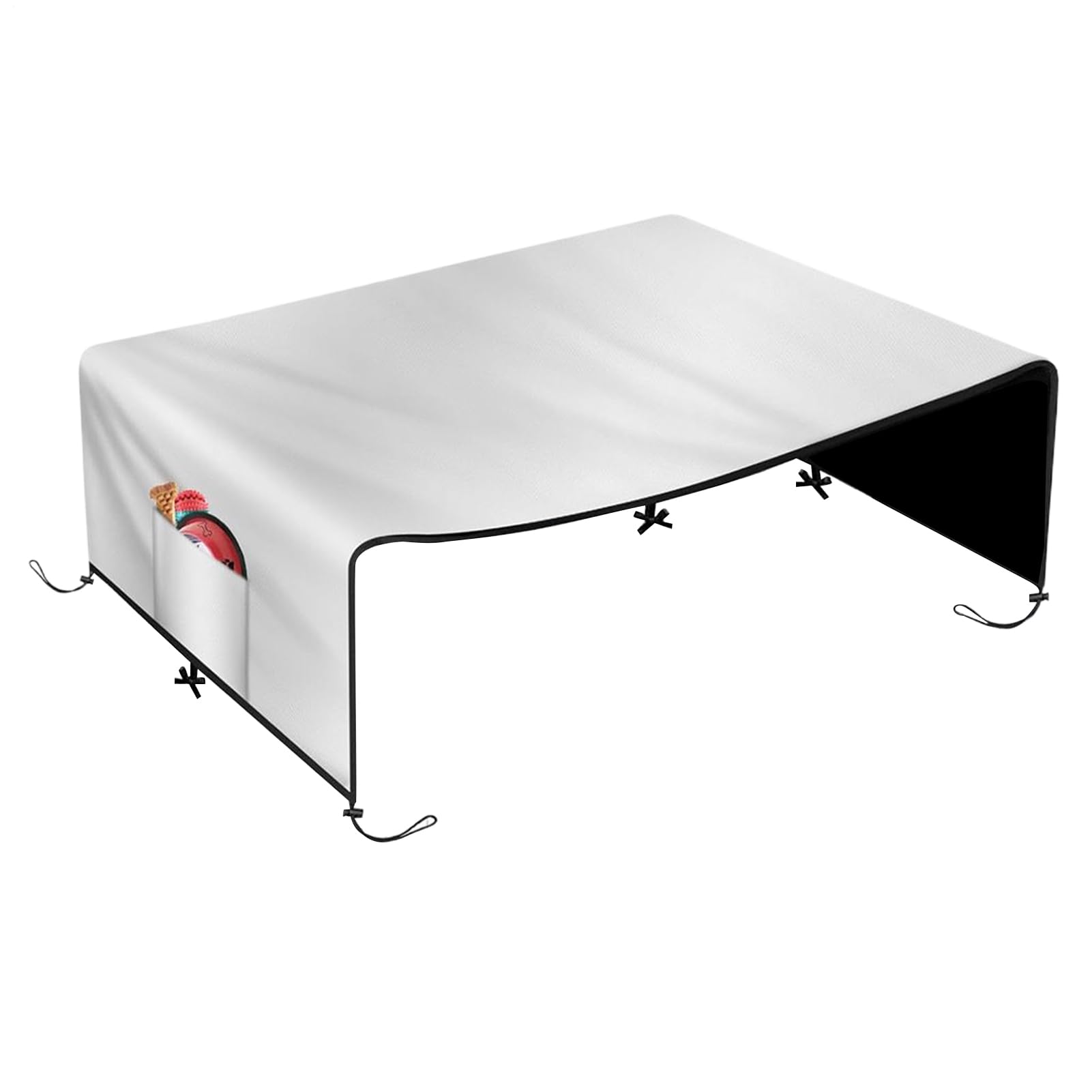 Housse pour Chenil,Bâche 210D Oxford pour Intimité Totale - Grande Bâche Imperméable pour Chenil - pour Extérieur Camping Jardin Plage Parc Réunion Familiale Patio Pique-Nique