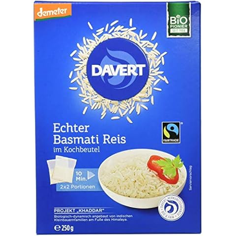 Davert Basmati-Reis im Kochbeutel, 6er Pack Cover