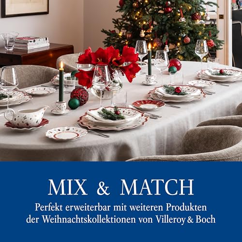 Villeroy & Boch – Winter Collage Keksdosen-Set 3 teilig Bunt, Gebäckdosen, Vorratsdosen, Plätzchendosen, Blechdosen, Keksdosen 3er Set, Weihnachtsdosen, Metall