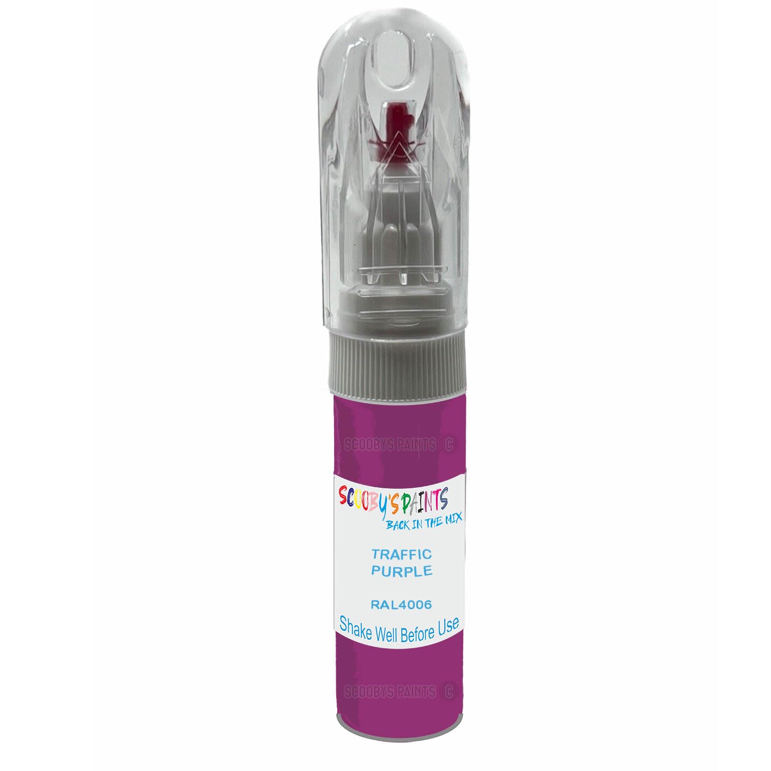 Scoobys Paints Back In The Mix Ral4006 Traffic Purple Ral Paint Upvc Pen Repair Window,Plastic,Cladding,Wood,Metal Touch Up