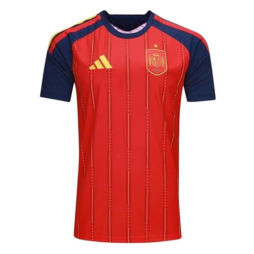 Camisa Seleção Espanha 26/27 Copa do Mundo Torcedor Bordado