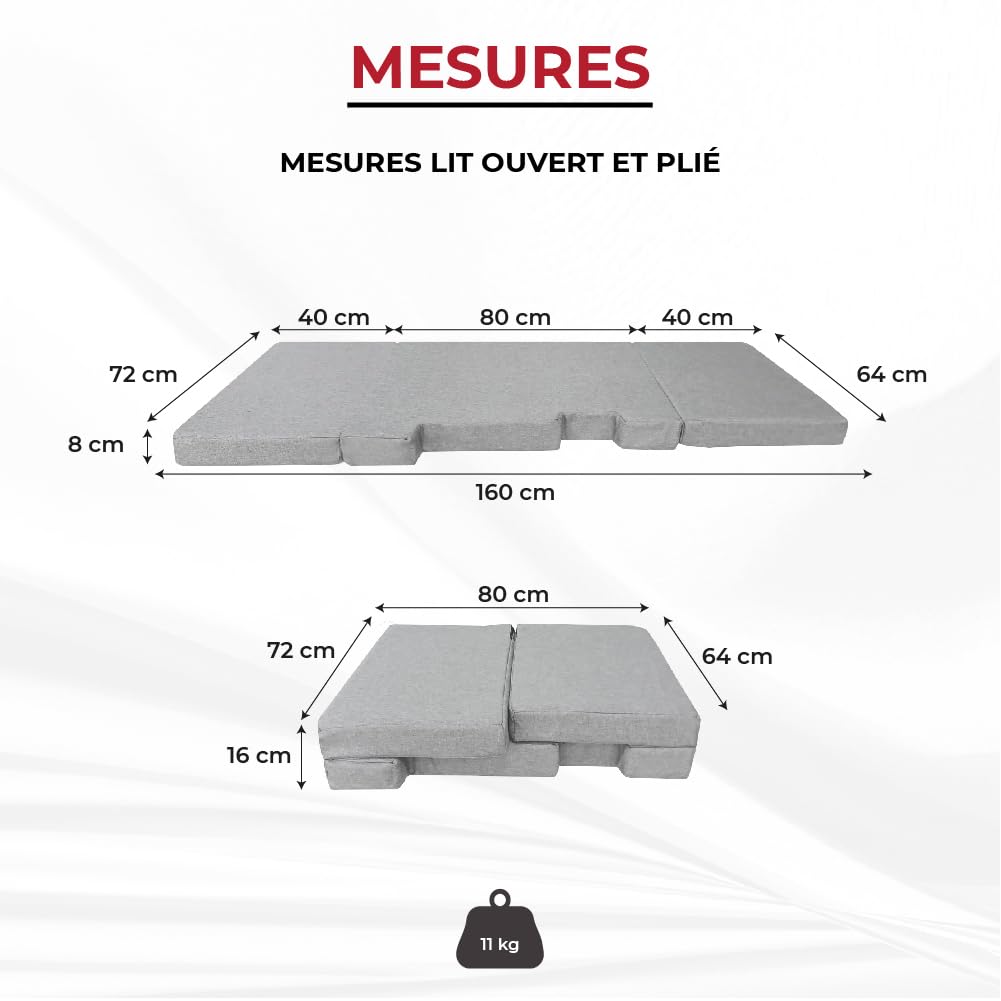 Matelas pliant lit avant pour Iveco Daily (2007-2024)