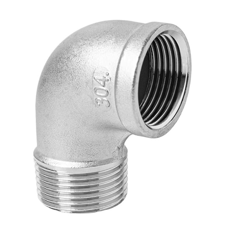 Codo de acero inoxidable SS304 con rosca de precisión hembra para agua 5