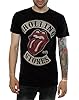 Rolling Stones Men's Tour 78 Mens Blk Ts Short Sleeve T-Shirt, Black, Medium #1