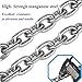 Chain Drum Lifter - 2000 lbs Capacity - Upgraded Alloy Steel Hook with G80 Lifting Chain Suitable for 30 and 55 Gallon Plastic and Metal Drums