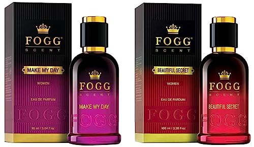 Image of FOGG Women Make My Day Spray Floral Scent, 100Ml And Beautiful Secret Spray Floral Scent, 100Ml