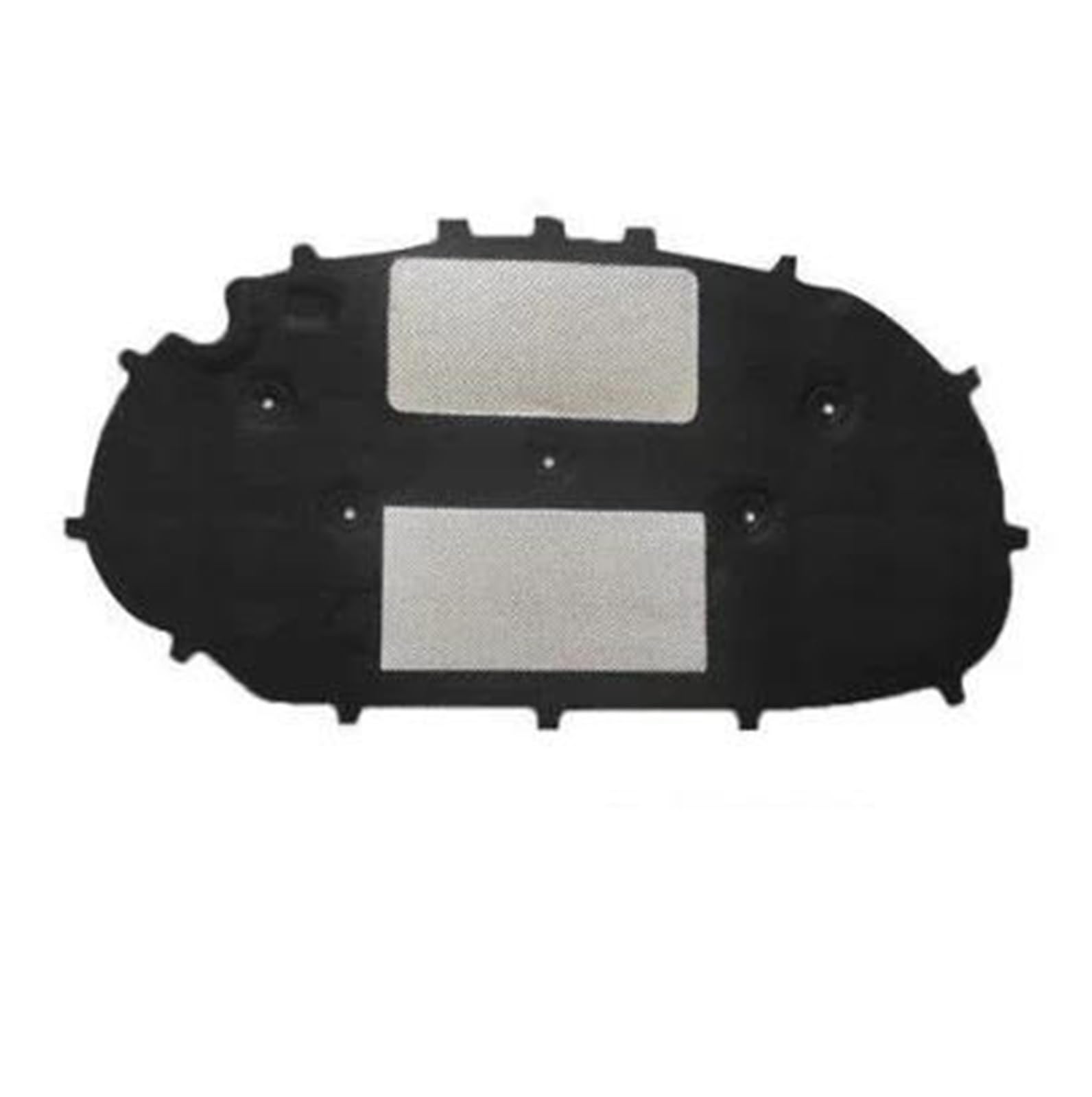 Insulation Rugs Car Soundproof Cotton Front Hood Engine Sound Insulation Pad Thermal Heat for VW for Golf 6 for GTI(2 piece of Aluminum)