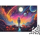 Astronauta Exploración Espacial Puzzle de 1000 Piezas para Adultos Papel Relajación Regalo 38x26cm/1000pcs