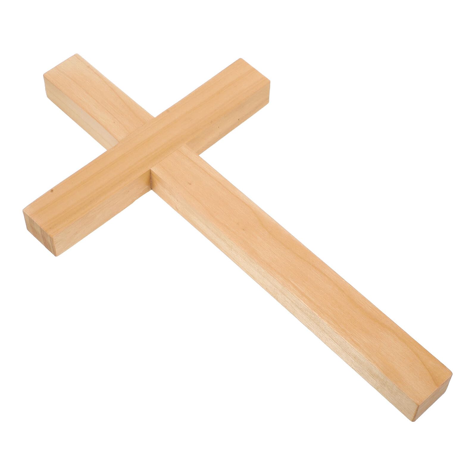 Crucifijo de madera de 33 cm para pared de hogar e iglesia 8