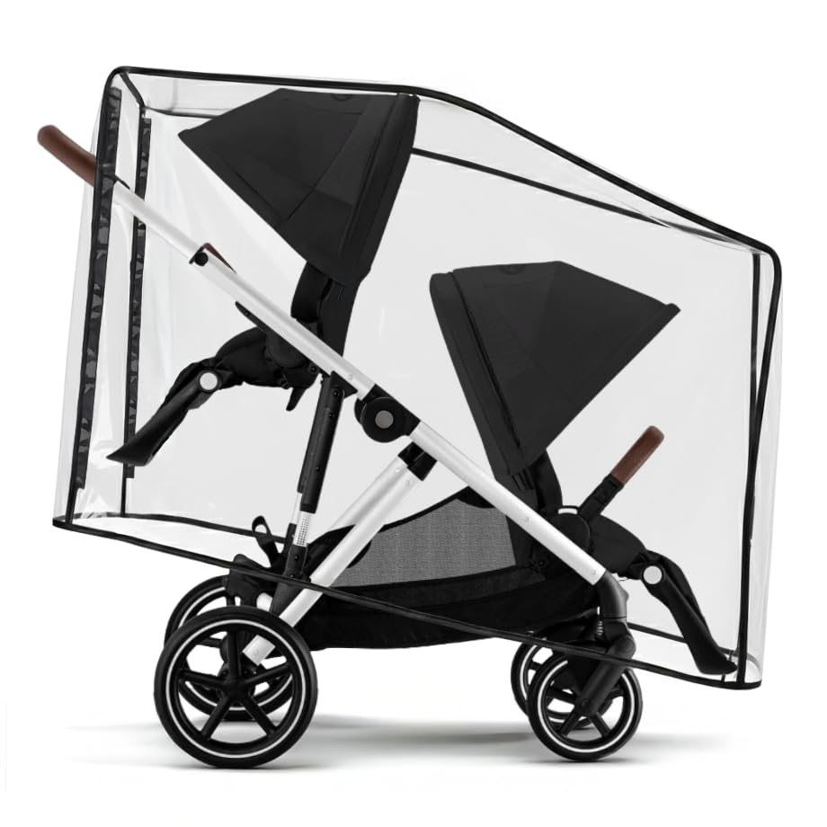 Amazon | Cybex Gazelle S ダブルベビーカー用レインカバー - ダブル