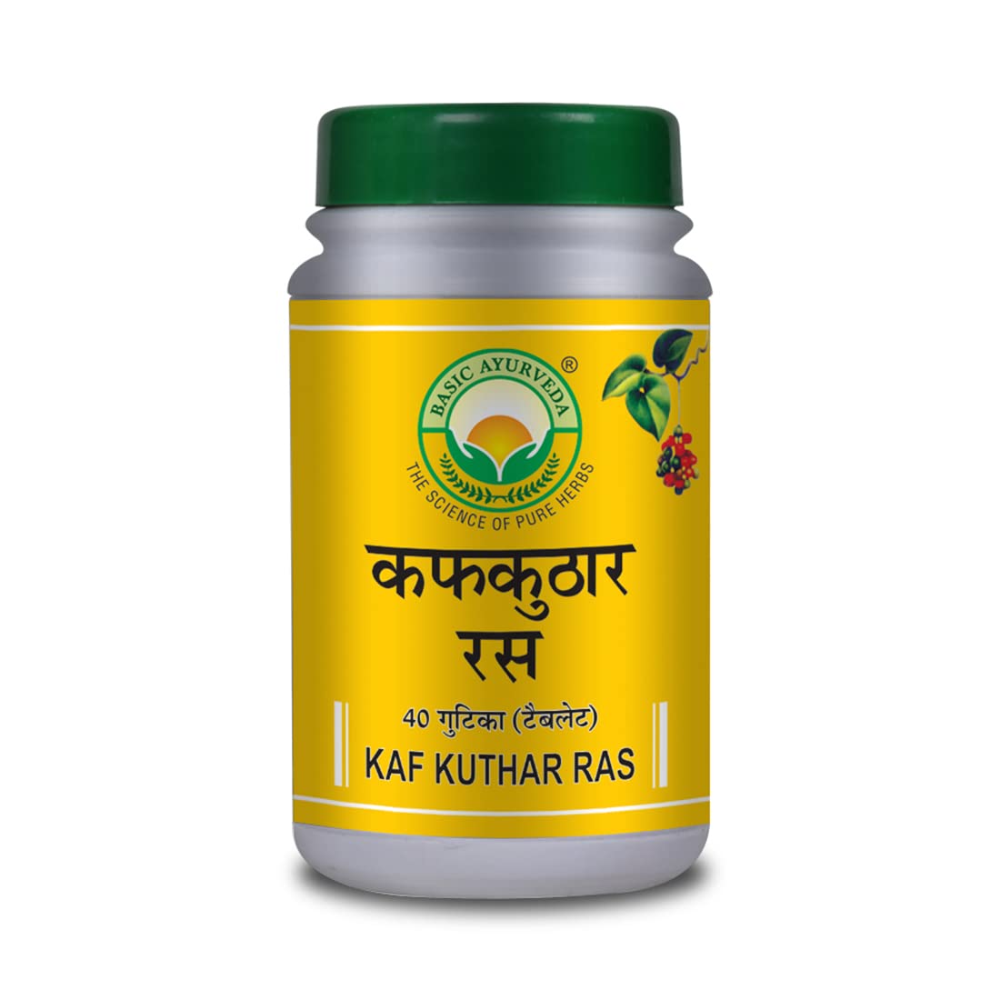 BASIC AYURVEDA Kaf Kuthar Ras 40 Tablets | (B082KRN251) Amazon Price History, Amazon Price Tracker
