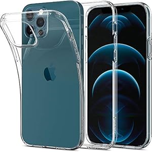 【Spigen】 iPhone 12 ケース/iPhone 12 Pro ケース 6.1インチ 対応 TPU 全面クリア 超薄型 超軽量 アイフォン12 ケース アイフォン12プロケース シュピゲンリキッド・クリスタル (クリスタル ・クリア)
