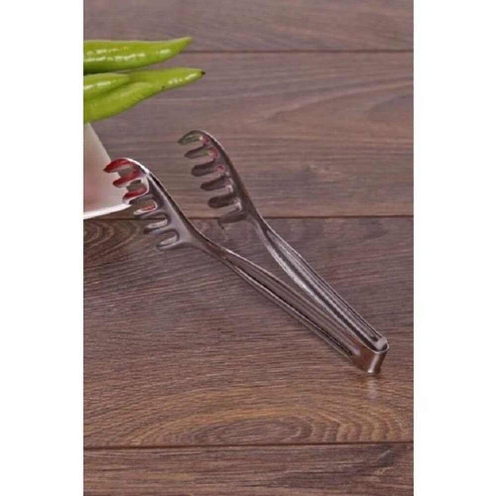 Pince cuisine Pinces 3 pièces Servant Set, Salade et Pâtes Pinces en acier 22 cm de pinces Pince de cuisine