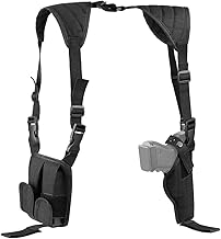 Feyachi Shoulder Holster Weapon Holster Vertical General Adjustable for Most Types of Pistols