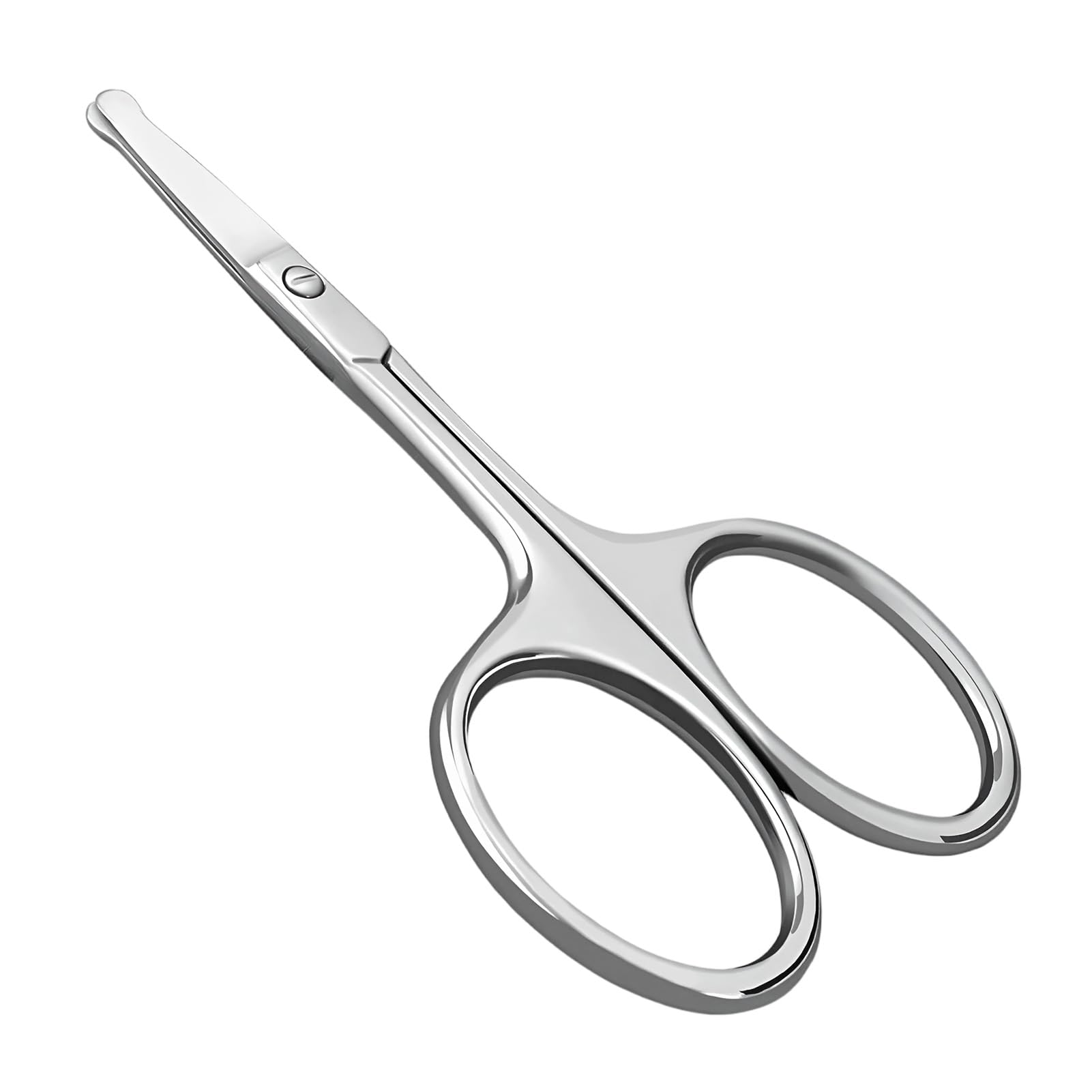Jetstream Ciseaux Ongles, Ciseaux ongles Bout Rond, Conception à Bords Ronds, Extrêmement Tranchant, Petits ciseaux Adaptés Aux Ongles des Doigts et des Orteils, Argenté