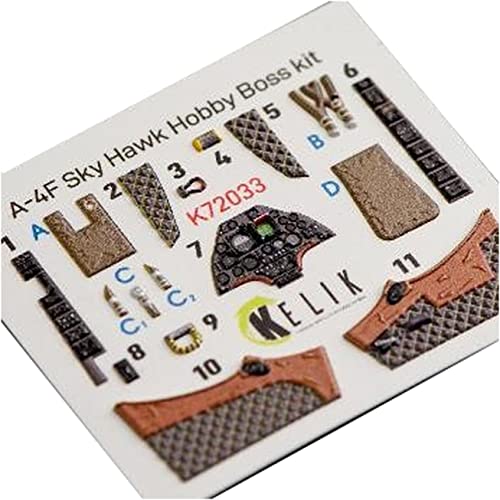 Decals 3D A-4F Skyhawk Interior Reskit K72033 pour sublimer facilement le cockpit HobbyBoss 1/72