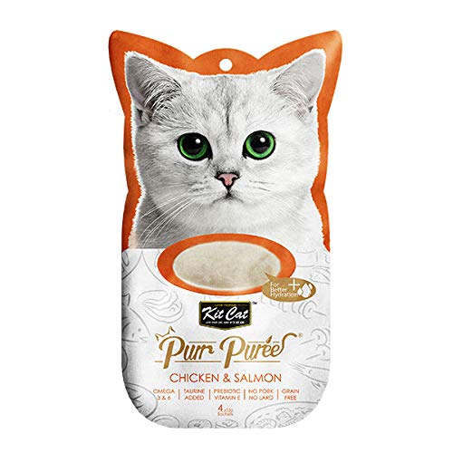 Kit Cat Purr Puree Chicken and Salmon