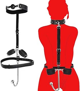 BDSM Bed SM Games Play Toys Bondage Restraints Set Neck to Wrist - Adult Sex Toys for Couples adjustable sex restraints Bondage Gear & Accessories Sex Bondage Kit