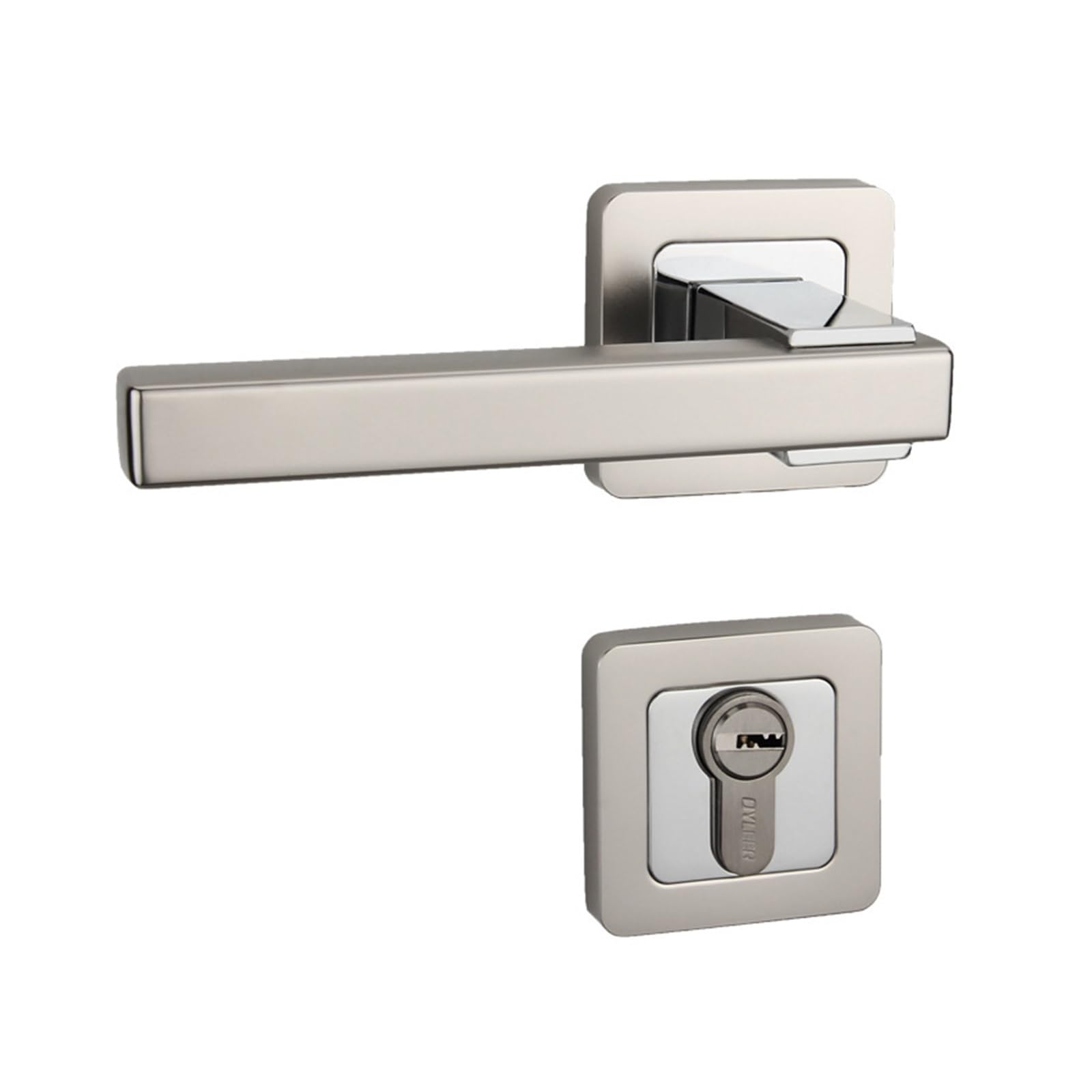 Aepqbgqj One Color Minimalist Lever Door Lock Silent, Magnetic, Mechanical