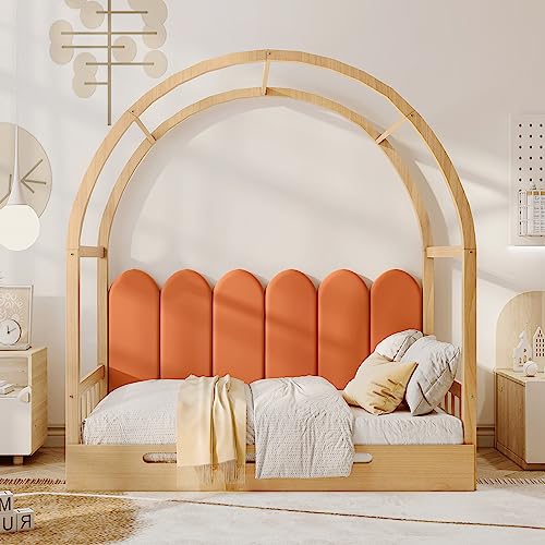Cama de madera para niños extensible de 140x100 cm ideal para dormitorios modernos 5