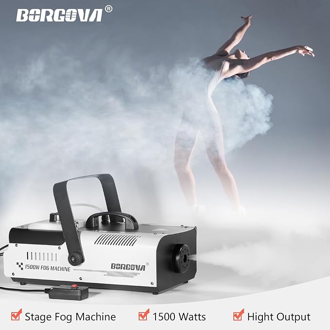 Máquina de humo profesional 1500W con control inalámbrico miniatura 2