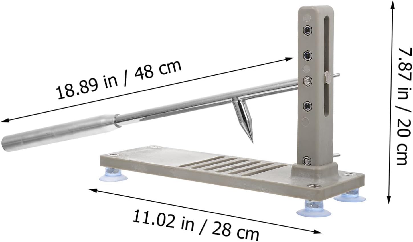 PRETYZOOM 1Pc Oyster Opener Tool Light Grey Seafood Shucker for Effortless Shellfish Opening Safe Reliable Oyster Cutter for Oysters Clams and Scallops