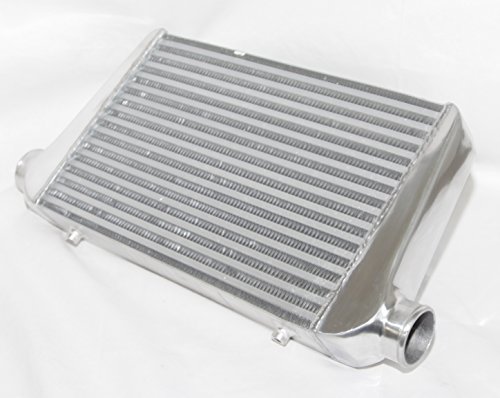 Emusa 3" Inlet Universal Front Mount Aluminium Intercooler Overall Size 31X12X3" #TOP4
