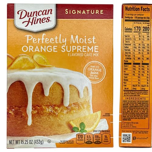 Cake Mix Variety Pack Bundle-Orange, Lemon, Strawberry, Pineapple With Juniper Mart Recipe Card #TOP1