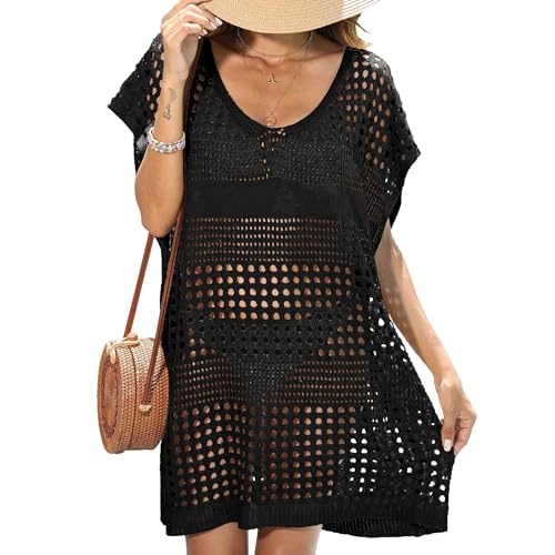 Becah Cover Ups for Women Swimwear 2025 Fashion Plus Size Crochet Bathing Swim Suit Women's Vacation Clothes Dresses