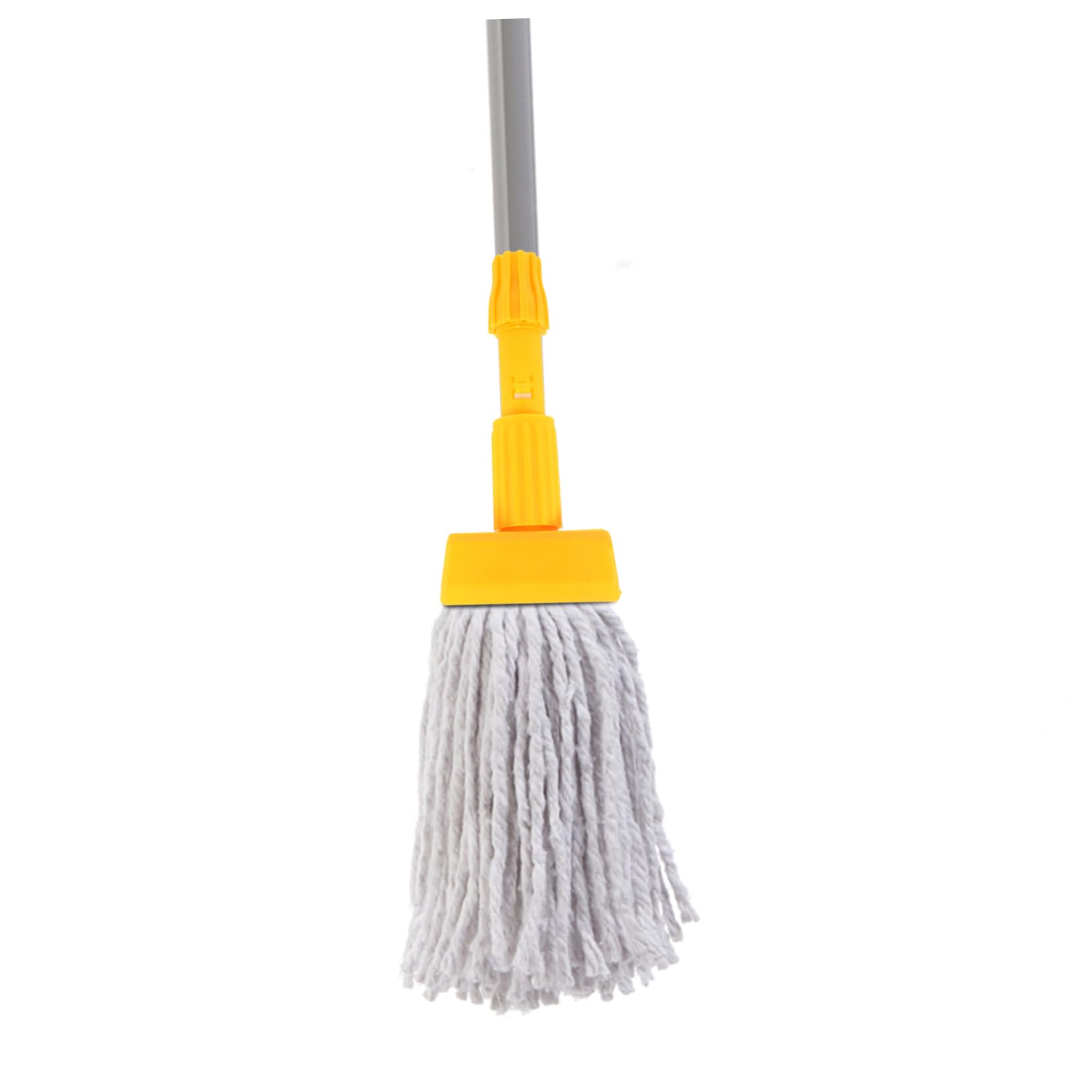 minkissy 10 STK Mop-Clip abziehbar waschbare tatsächl Moppkopf Befestigung Aufnahme Gelb Kunststoffklammern für Mopp Moppkopfklemmen Kommerziell Wischmop Wachsmopp Futter Tigerclip Plastik