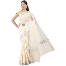 Kuthampully Kerala Kasavu Saree Onam Deevali Pongal