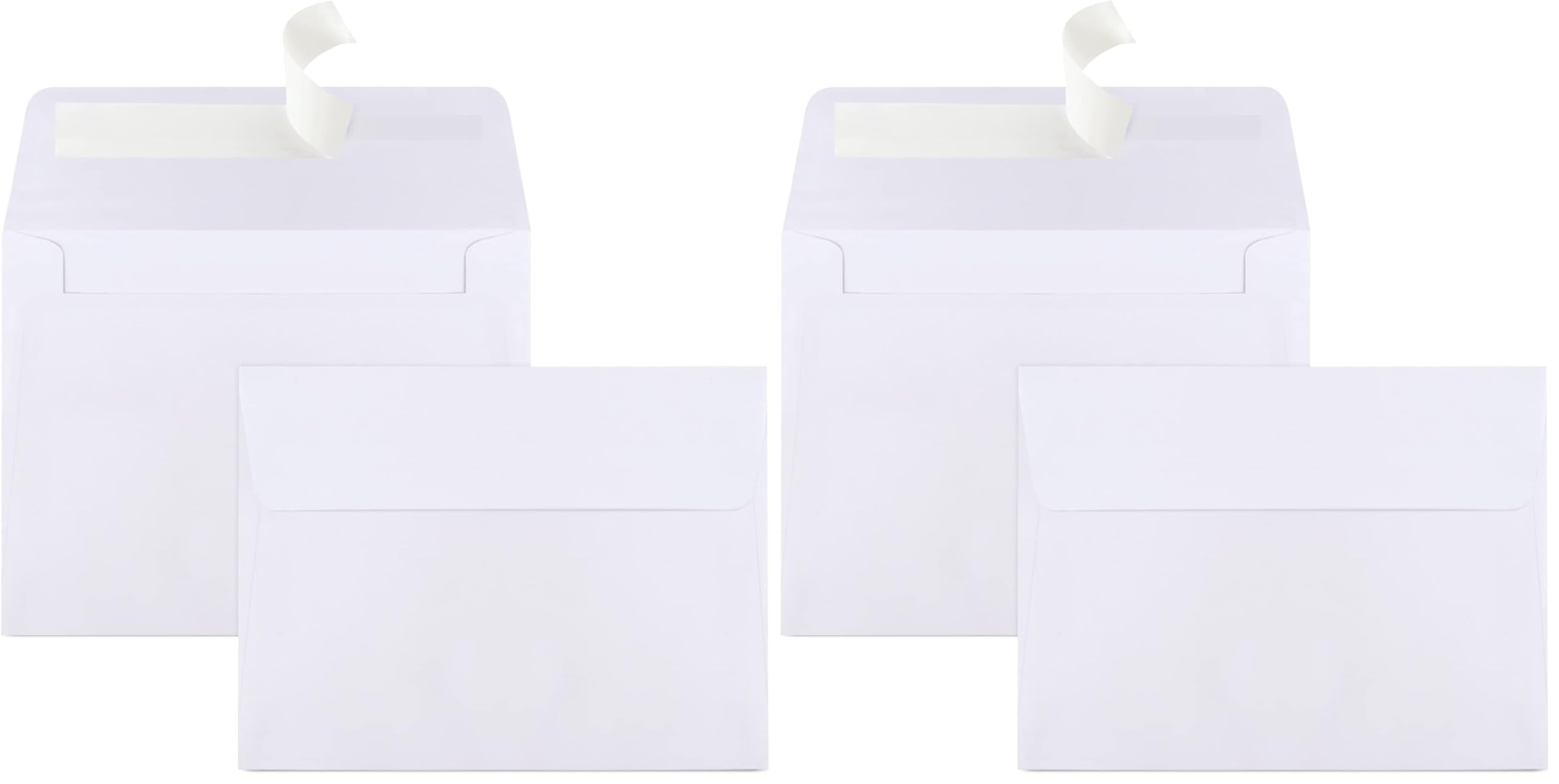 140 Packs Invitation Envelopes, A2 Envelopes White, Postcard Envelopes, Envelopes for 4.5x5.5 Cards, Envelopes for Invitations, Envelopes Self Seal for Photos RSVP, Greeting Cards