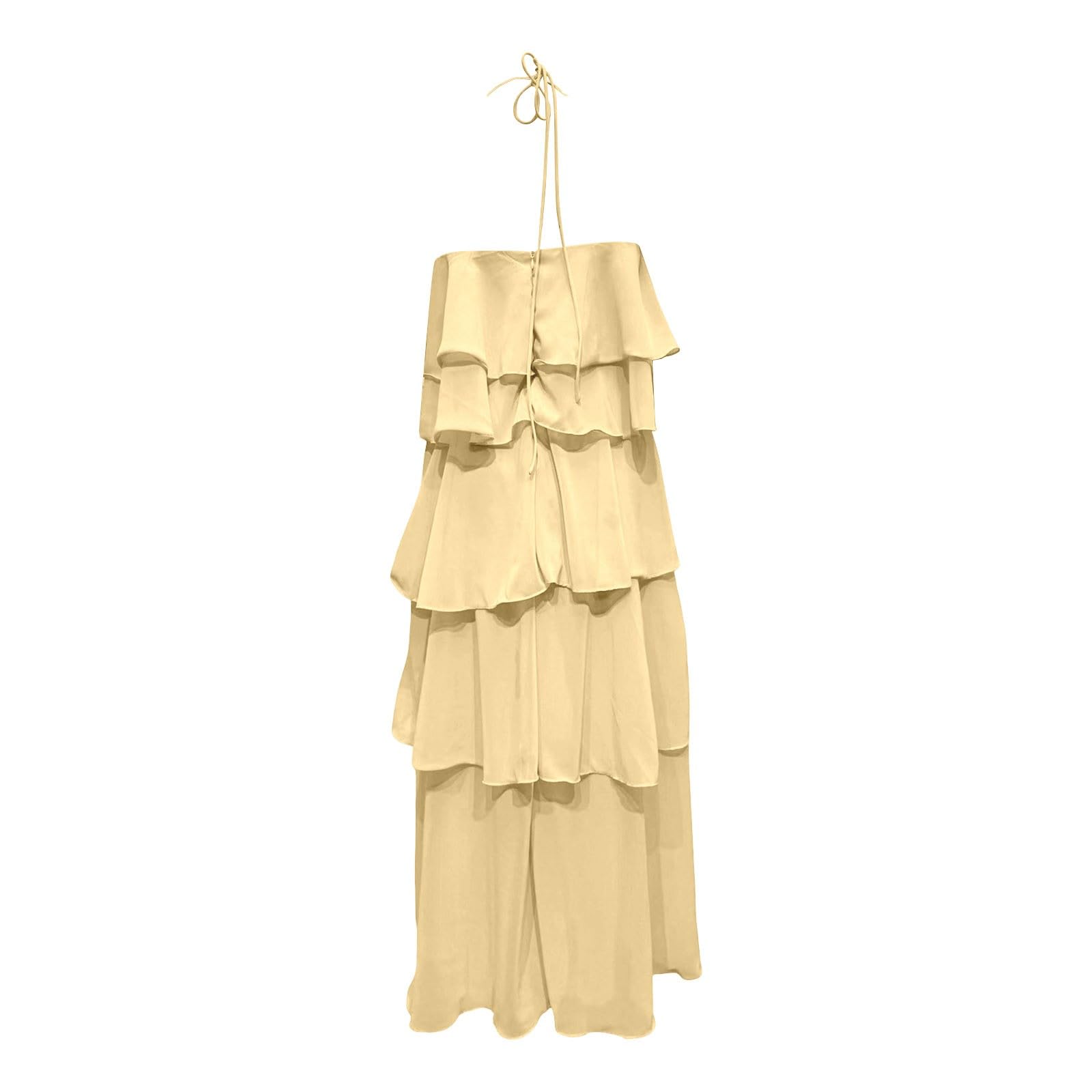 Vestido de verano para mujer, vestido de fiesta en línea A, vestido casual, vestido de verano, elegante, vestido de cóctel, largo, sin mangas, vestido de noche, elegante vestido cruzado