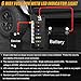 PSEQT 12V Fuse Block, 6 Circuit Blade Marine Fuse Panel Box with LED Indicator, Waterproof ATO Blade Fuses Block Holder Relay Box Kit with Protection Cover for 12V/24V Car Boat Truck Trailer Bus