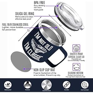 Gifts for Dad Grandpa Him from Daughter Son Dad Gifts for Fathers Day Birthday Gifts for Men Present for Dad Dad Birthday Gift for 50th 60th 70th 80th 14oz Navy