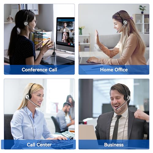 Wantek V602S1 Phone Headset Rj9 With Microphone Noise Cancelling & Volume Controls thumb #4