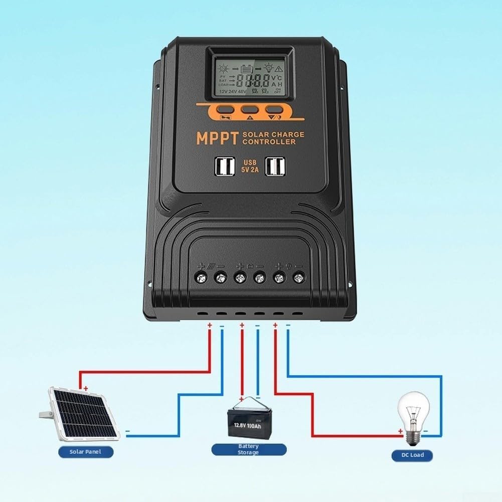 Pour contrôleur solaire PWM 60 A boîtier en aluminium IP32 pour PWM (80 A)