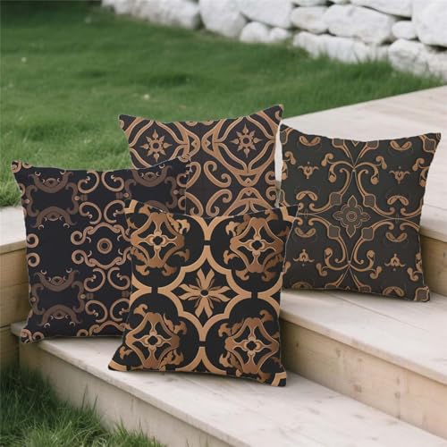 Housse coussin 70x70cm imperméable pour rénover un canapé de jardin usé