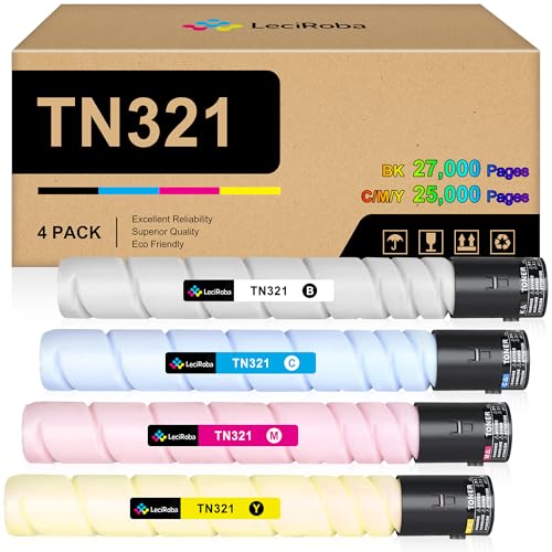 Cartouche TN321 Konica de rechange LeciRoba pour impressions de bureau