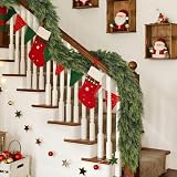 FOTEEWL 16FT Lifelike Touch Cedar Garland