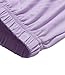 Latuza Women's V-neck Sleepwear Short Sleeve Pajama Set XL Purple