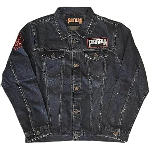 Pantera Denim Jacket with Band Logo Cover