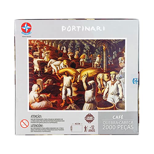 Quebra-cabeça, Portinari, 2000 peças, Estrela - Exclusivo Amazon