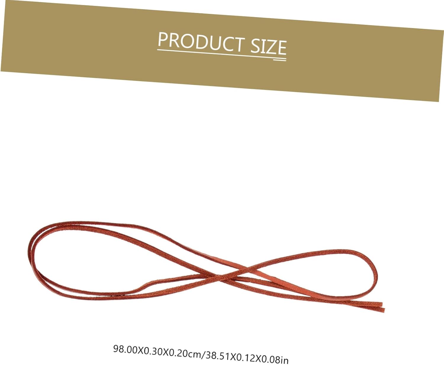 Tofficu 20pcs Leather Cord Strips for Jewelry Making Flat Craft Rope for Bracelets Necklaces and Projects