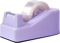 Vista 13 de 1 pieza Dispensador de cinta de escritorio con rodillo y base antideslizante con peso, verde (la cinta no está incluida)